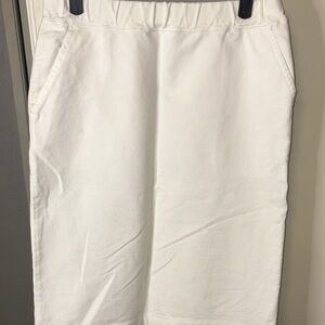 Elegant White Women's Skirt